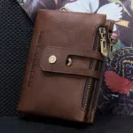 Portefeuille Cuir Homme Avec Porte Monnaie